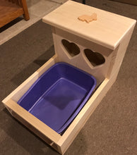 Load image into Gallery viewer, Rabbit Hay Feeder With Litter Box, Heart Shaped Hay Holes