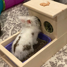 Load image into Gallery viewer, Rabbit Hay Feeder With Litter Box