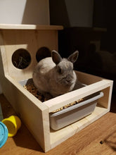 Load image into Gallery viewer, Rabbit Hay Feeder With Litter Box