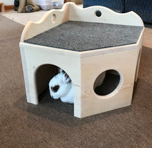Load image into Gallery viewer, Bunny Rabbit Corner Castle House

