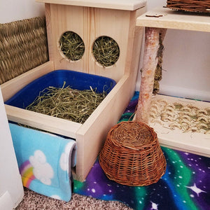 Rabbit Hay Feeder With Litter Box