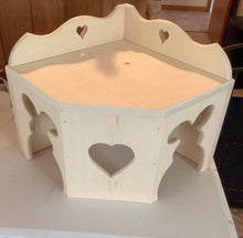 Load image into Gallery viewer, Bunny rabbit corner castle house with hearts
