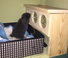 Load image into Gallery viewer, Elevated Rabbit Hay Feeder
