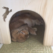 Load image into Gallery viewer, Corner door rabbit house

