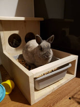 Load image into Gallery viewer, Rabbit Hay Feeder With Litter Box
